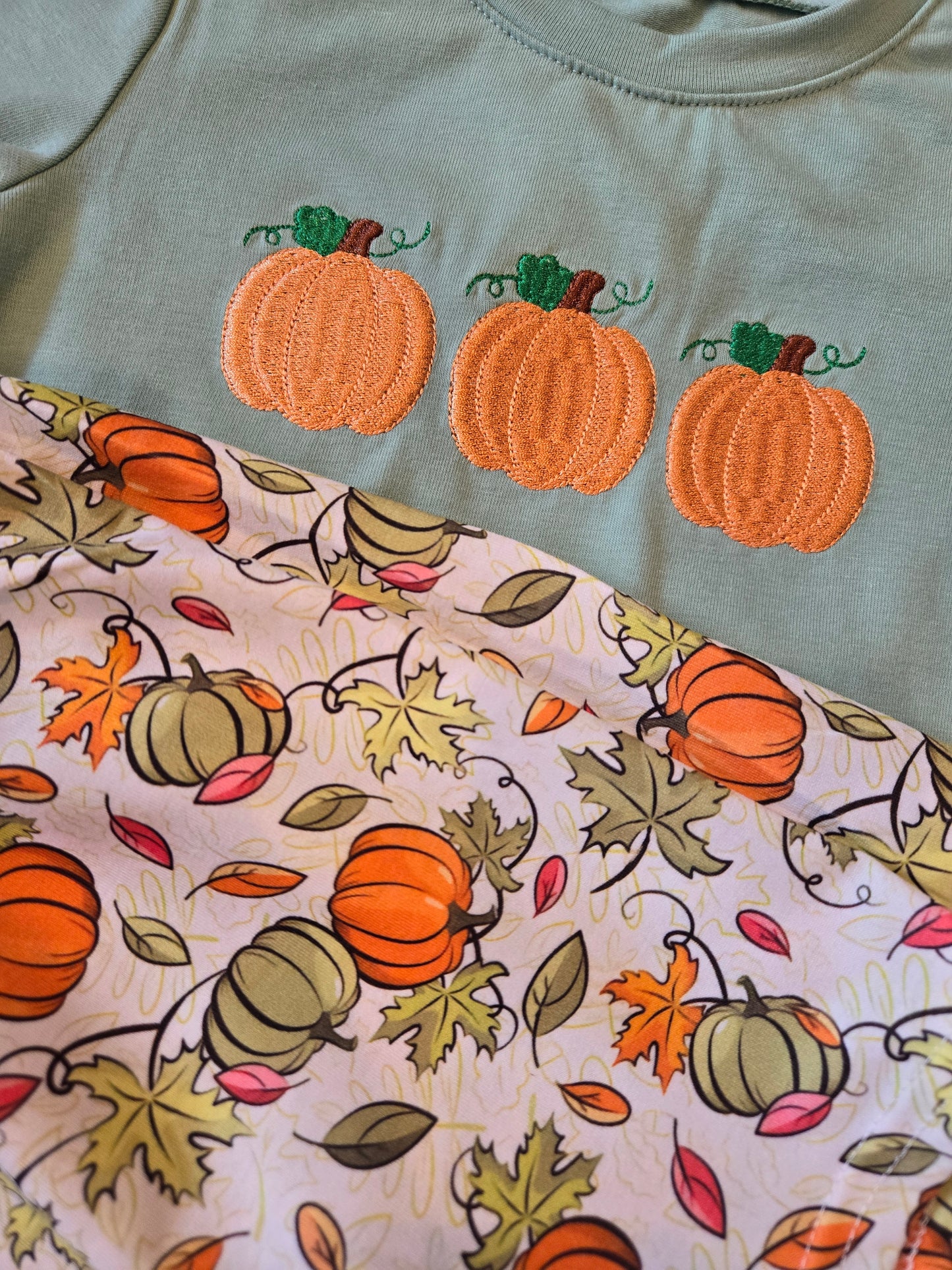 Pumpkin Short Set
