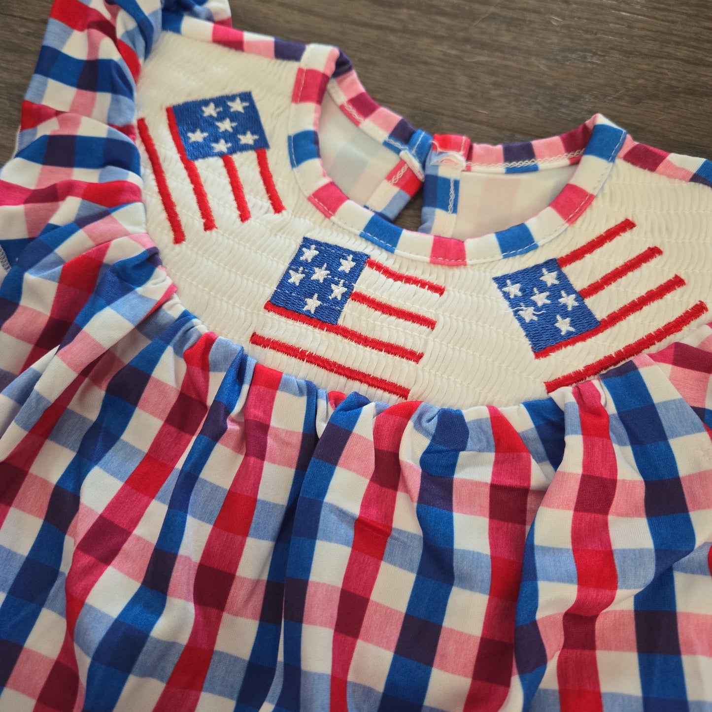 USA Smocked Dress