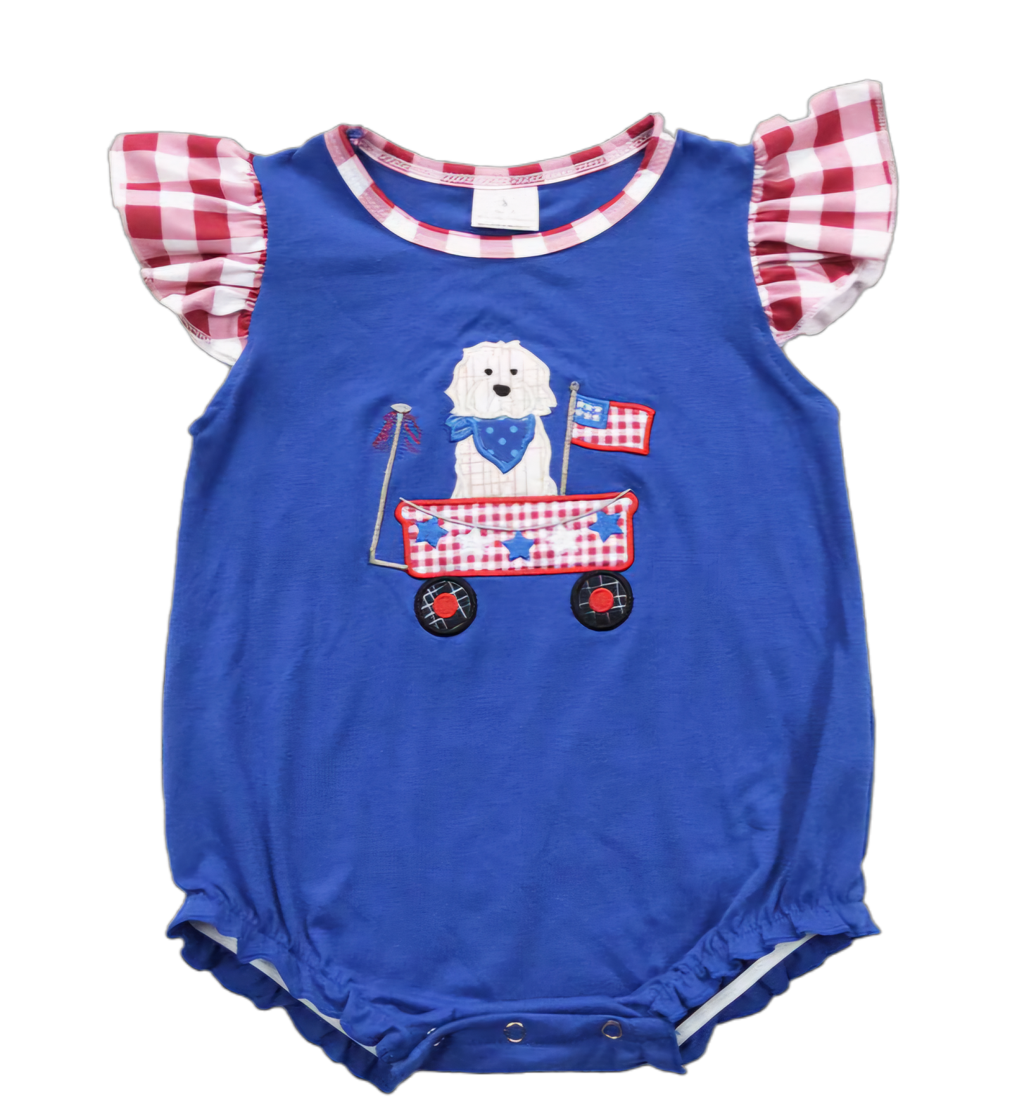 Wagon Puppy Romper