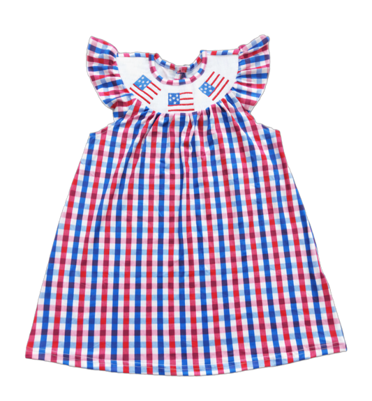 USA Smocked Dress