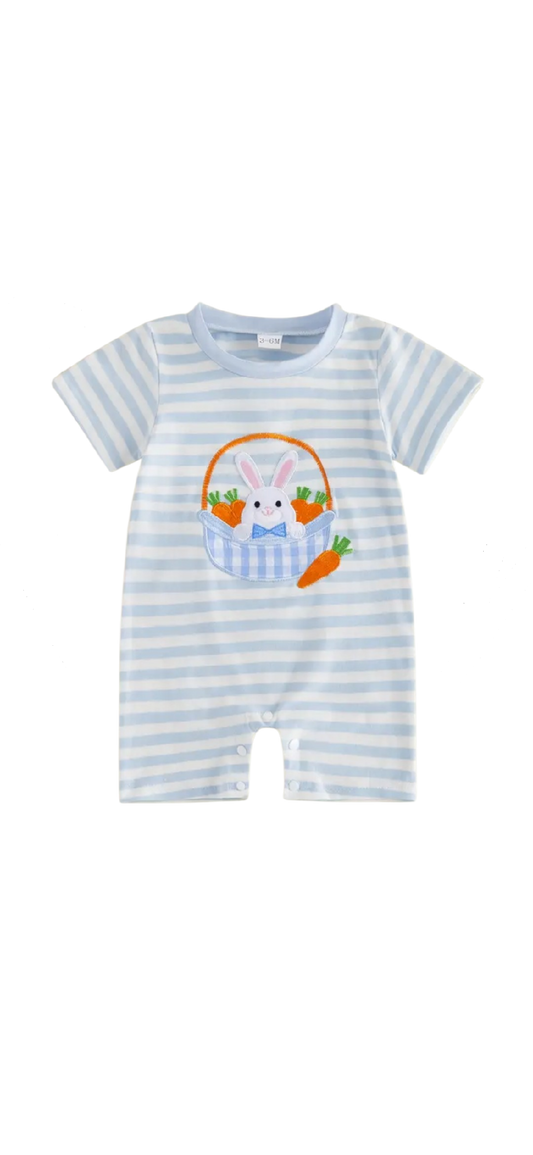 Gingham Bunny Romper
